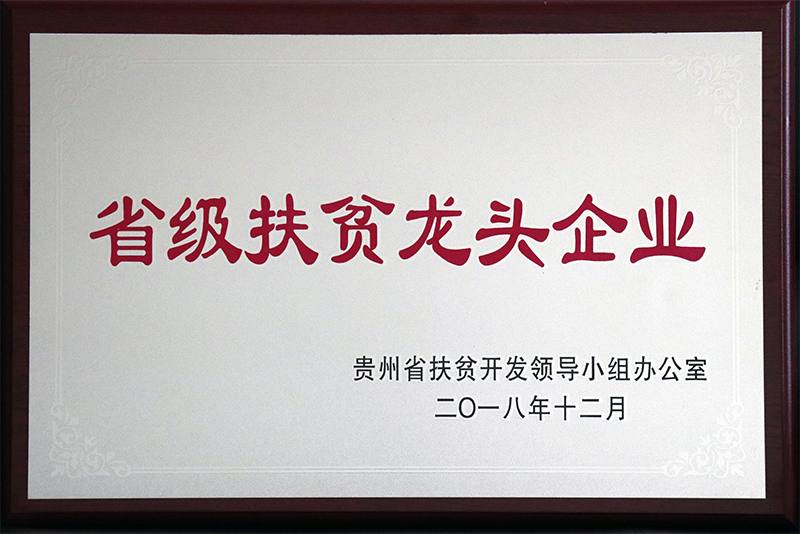省级扶贫龙头企业