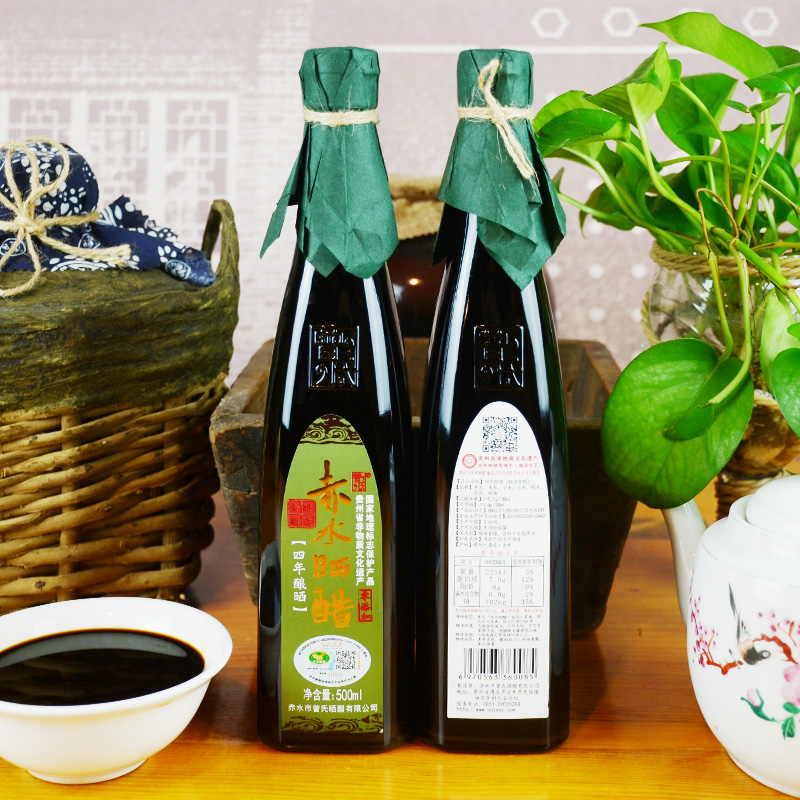四年晒醋 零添加 500ml 单瓶
